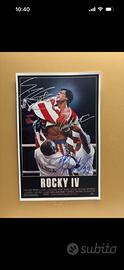 Poster Rocky Firmato con certificato