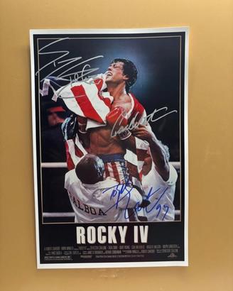 Poster Rocky Firmato con certificato