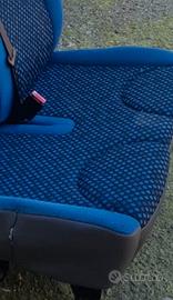 Sedili Blu Fiat Scudo 6 o 9 posti Seconda Fila