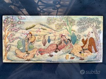 Tavoletta iraniana dipinta a mano XX secolo