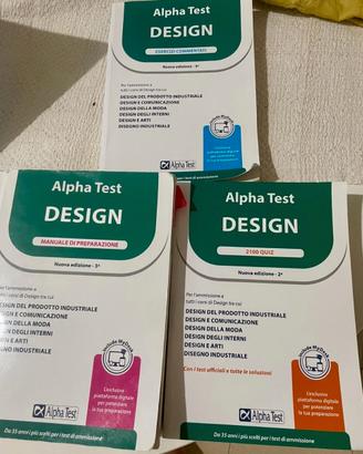 ALPHA TEST DESIGN KIT 3 LIBRI (TERZA EDIZIONE)