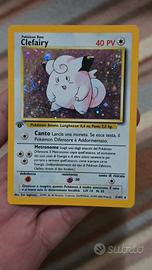 Clefairy Base Set (ITA) 1 edizione Pokemon Swirl