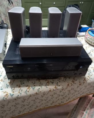 stereo Yamaha cassa 5 amplificatore 