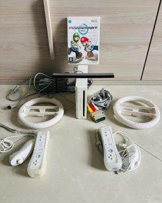 Nintendo wii accessoriata + Mario kart