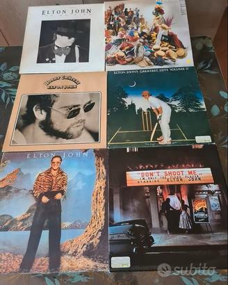 6 Lp Dischi vinile di Elton John anni '80 Ottimi
