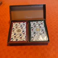Gucci 2 mazzi di carte nuove ancora con la confezi