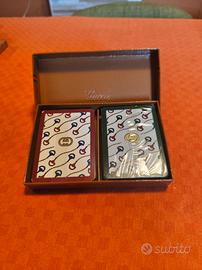 Gucci 2 mazzi di carte nuove ancora con la confezi