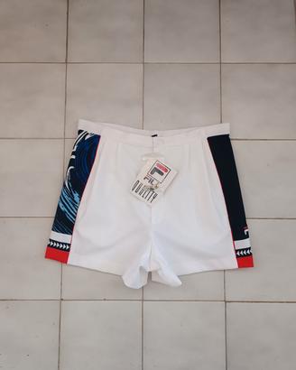 Shorts Fila Tennis Italy Casual Techwear Vintage S