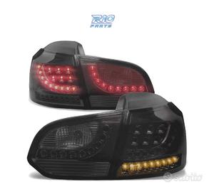 FANALI VOLKSWAGEN VW GOLF 6 FULL LED FUMÉ FRECCIA 