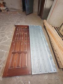 Porta a incasso in legno massello 