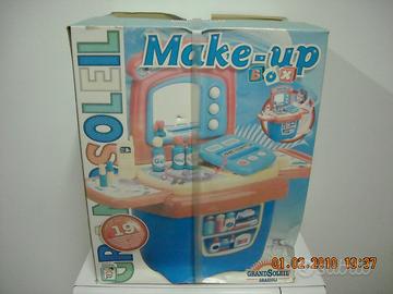 Make-up box maniglia 19 accessori grazioli anni 90