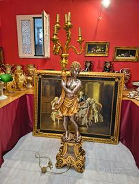Moro Veneziano oro e argento in legno