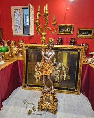 Moro Veneziano oro e argento in legno