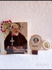 Tre Articoli Religiosi di Padre Pio & magnete