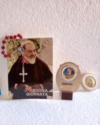 Tre Articoli Religiosi di Padre Pio & magnete