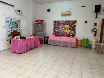 SalaFeste e Ludoteca cn Giardino&database clienti