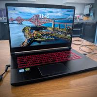 MSI GF65 Thin  Notebook Gaming 64gb RAM 1.5 Tb hdd