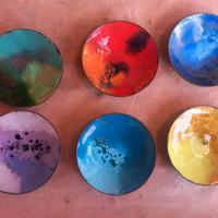 sottobicchieri smaltati