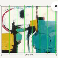 Carta da parati arte Canvas Catalina Cubes
