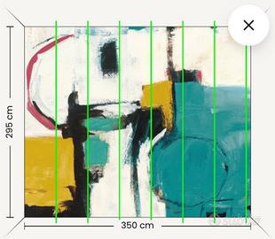 Carta da parati arte Canvas Catalina Cubes