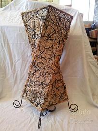 Lampada in rattan etnica nuova