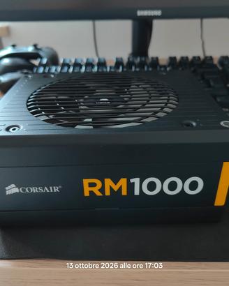 alimentatore Corsair RM1000, perfetto.