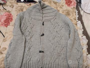 cardigan uomo misto lana