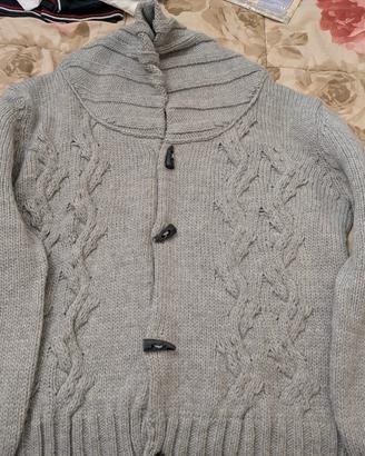 cardigan uomo misto lana