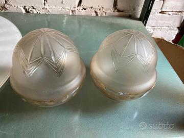 Coppia di vetri Murano design anni ‘70