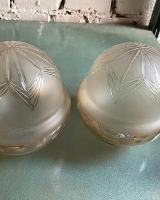 Coppia di vetri Murano design anni ‘70