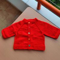 maglioncino rosso per neonato 