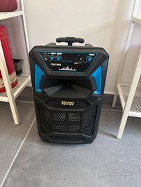 Karaoke trolley feiyipu bluetooth ricaricabile