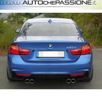 Scarico Sportivo doppio FOX in acciaio omologato p