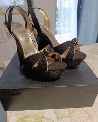 Scarpe eleganti da donna con zeppa n.39
