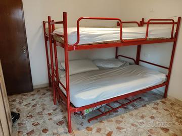 letti a castello in metallo 