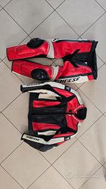 Tuta moto Dainese divisibile