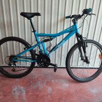 Mtb RockRider  bi-ammortizzata da 24"