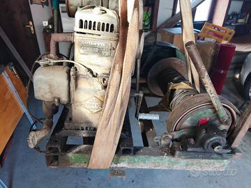 Verricello d’epoca con motore Condor Guidetti A3