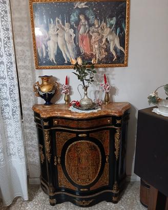 credenza in stile Boulle Franco Monzio Compagnoni