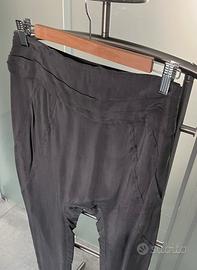 Pantalone donna grigio 100% cupro tg 40 Pinko