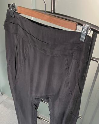 Pantalone donna grigio 100% cupro tg 40 Pinko