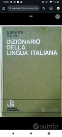 Dizionario di Italiano vintage Devoto Oli anni 70