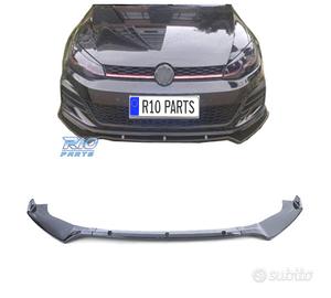 SPOILER LIP VOLKSWAGEN VW GOLF 7 7.5 NERO LUCIDO
