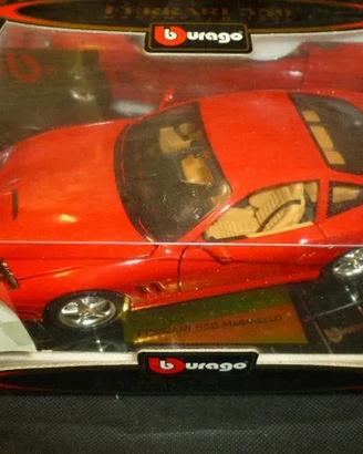 ferrari 1/18 burago maranello 550 new in box
