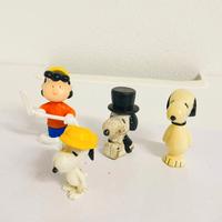 4 Action Figure Snoopy e Peanuts vintage