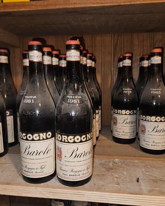 VINO BAROLO - BORGOGNO & FIGLI DA COLLEZIONE