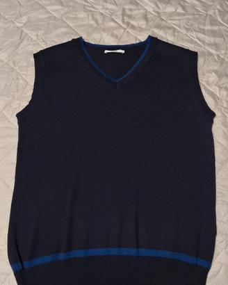 Gilet / Smanicato in maglia da uomo