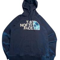Felpa blu con cappuccio The North Face Taglia S
