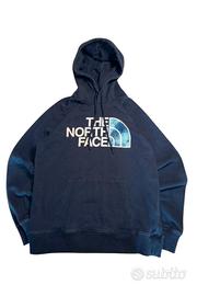 Felpa blu con cappuccio The North Face Taglia S