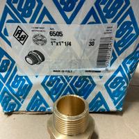 Nipplo / nipples 1”1/4 X 1” M/M ottone